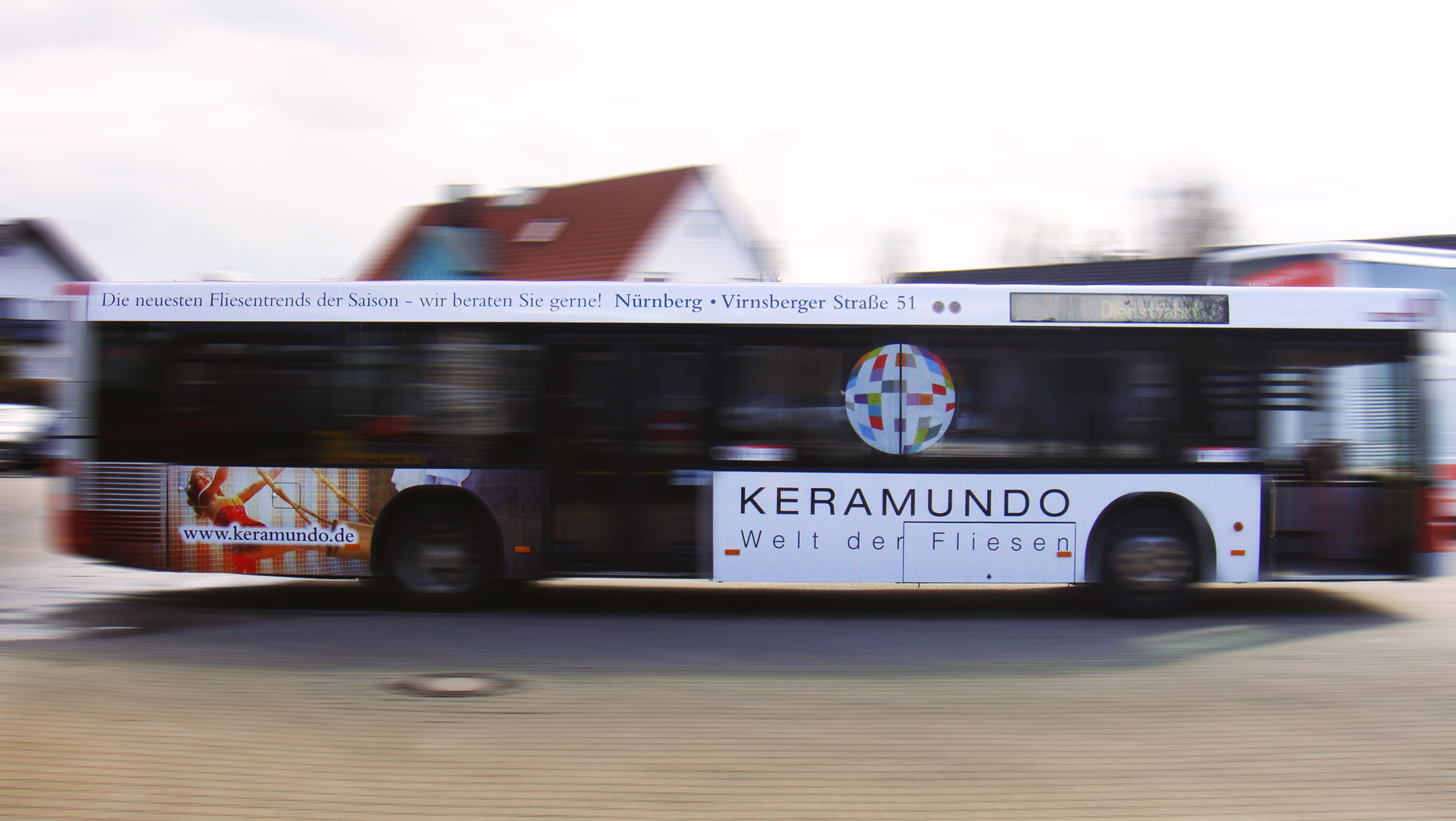 Buswerbung - Keramundo - Einstiegsseite